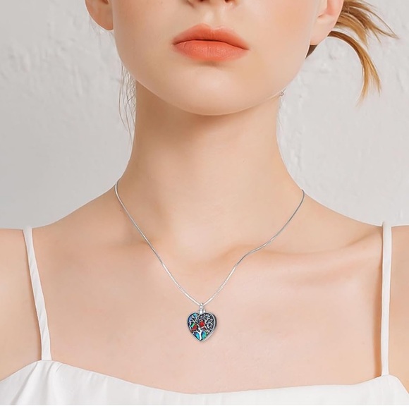 Angel Cardinal Ashes Necklace Messenger from Heaven Memorial Jewelry - Picture 12 of 16